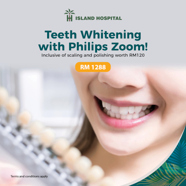 teeth whitening services with Philips Zoom! by Island Hospital